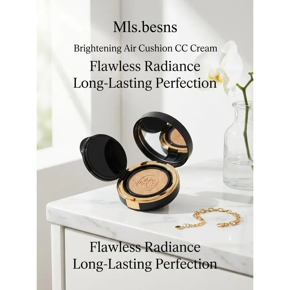 Mls.besns Light Sensory Brightening Skin Air Cushion CC Cream with Refill